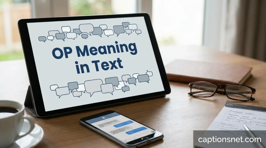 OP Meaning in Text