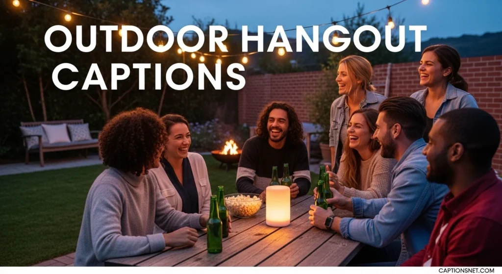 Outdoor Hangout Captions
