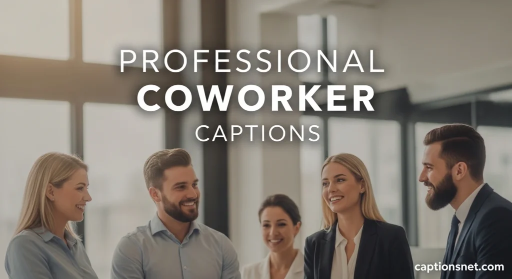 professional coworker captions