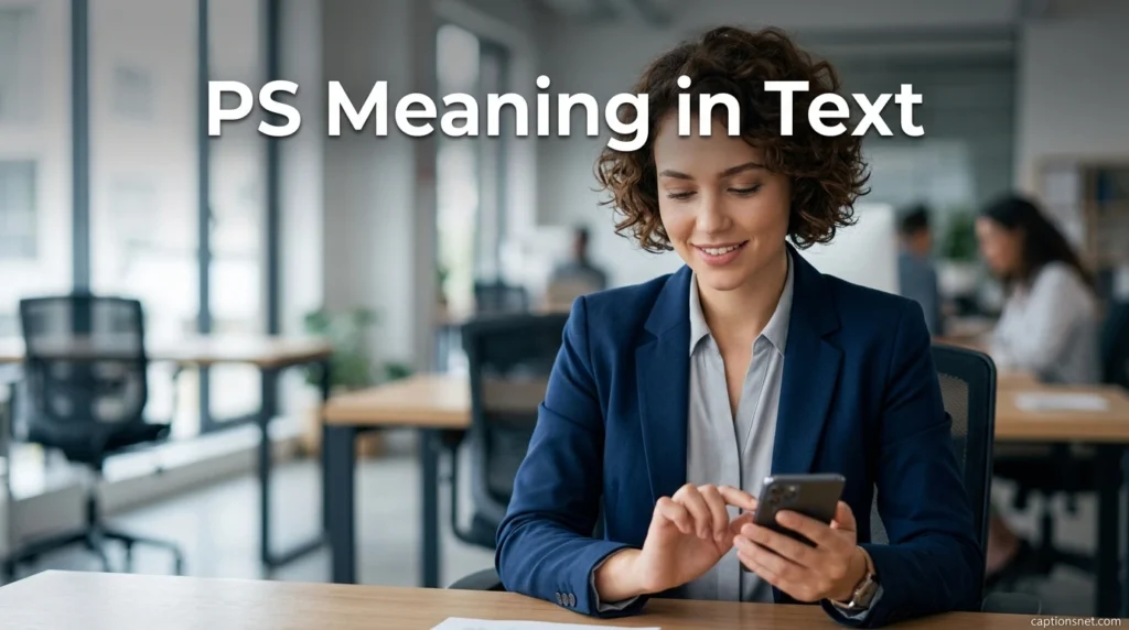 PS Meaning in Text