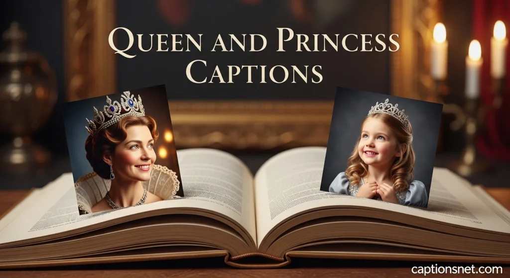 Queen and Princess Captions