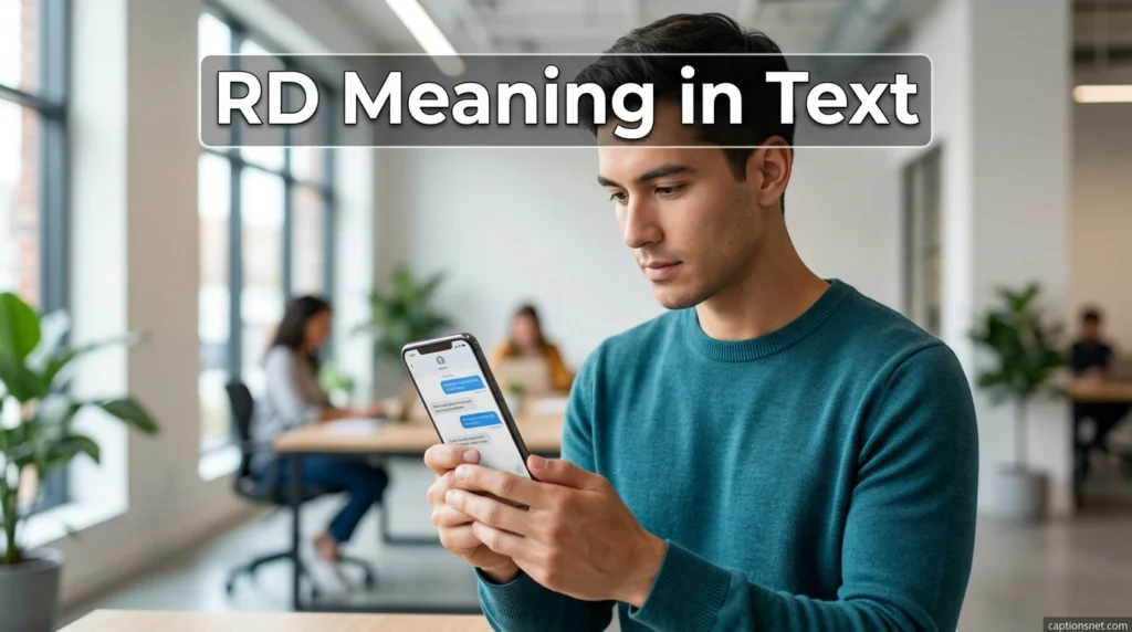 RD Meaning in Text