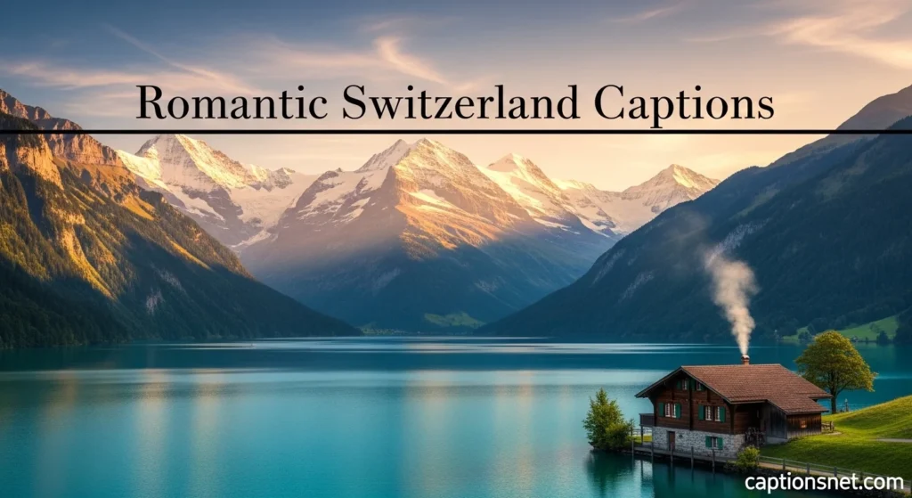 Romantic Switzerland Captions