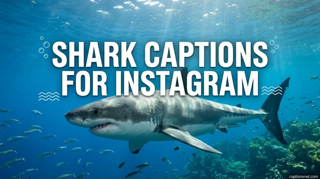 Shark Captions For Instagram