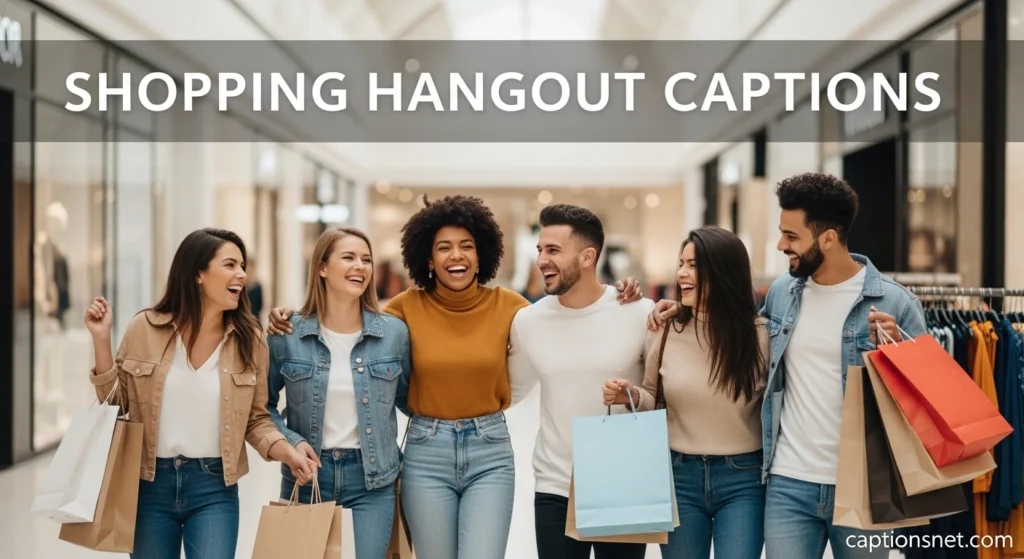 Shopping Hangout Captions