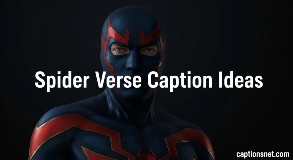 Spider Verse Caption Ideas