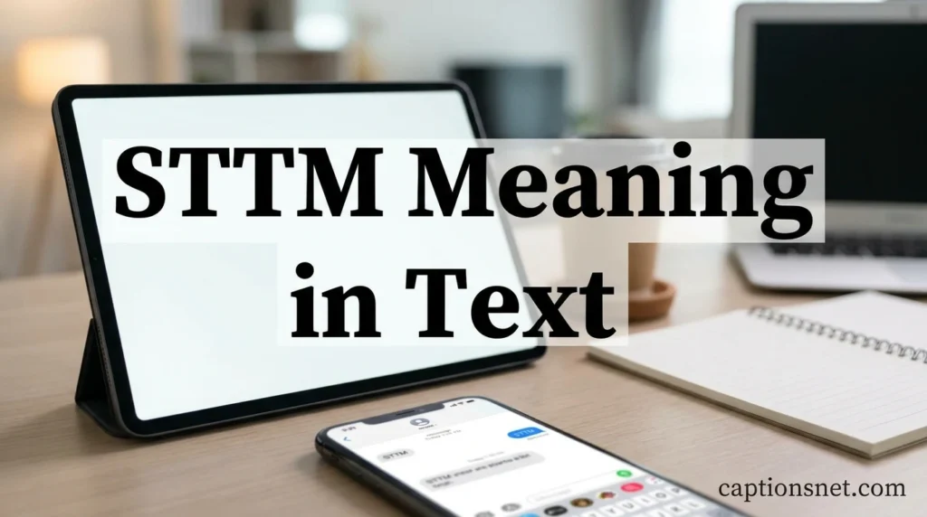 STTM Meaning in Text