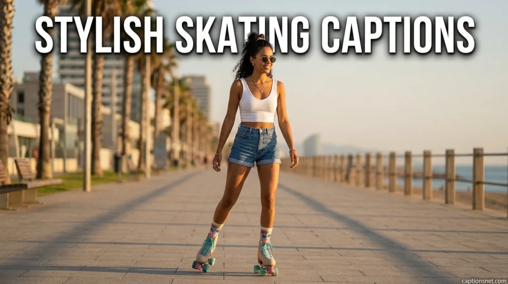 Stylish Skating Captions