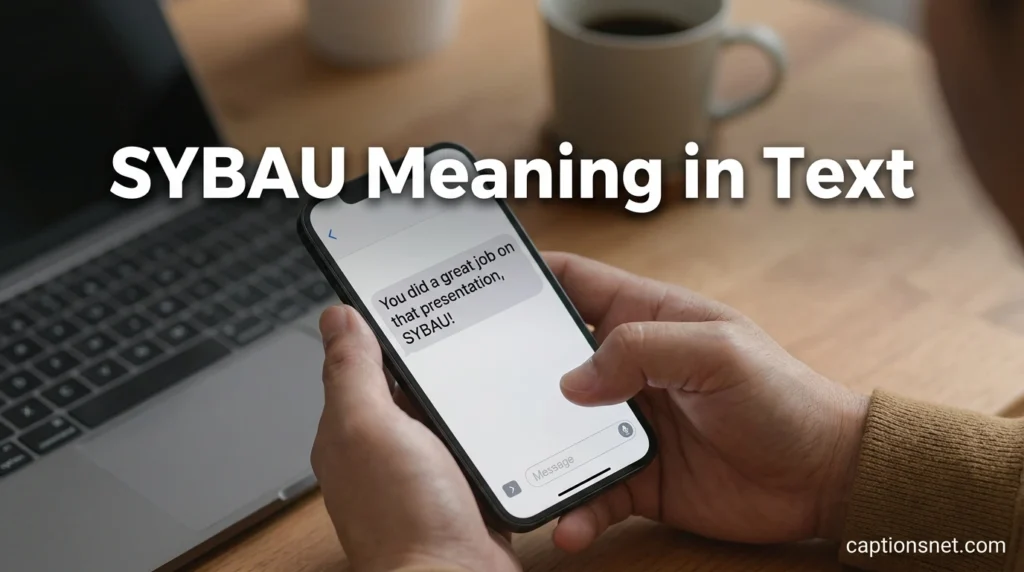 SYBAU Meaning in Text