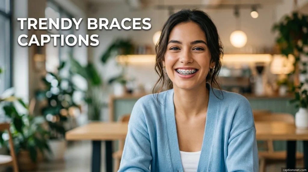Trendy Braces Captions