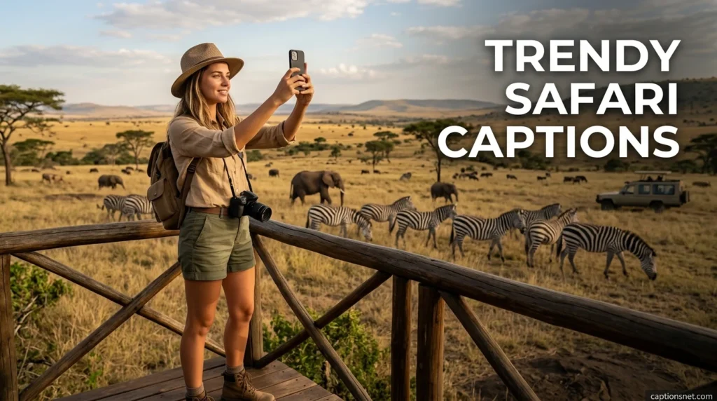 Trendy Safari Captions