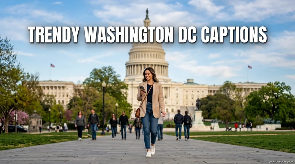 Trendy Washington Dc Captions
