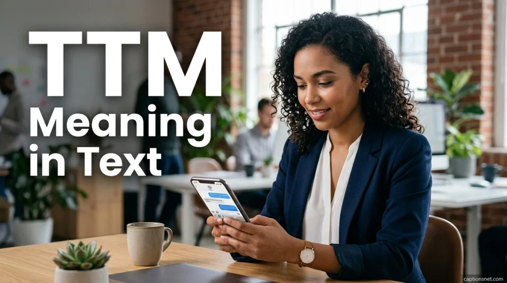 TTM Meaning in Text