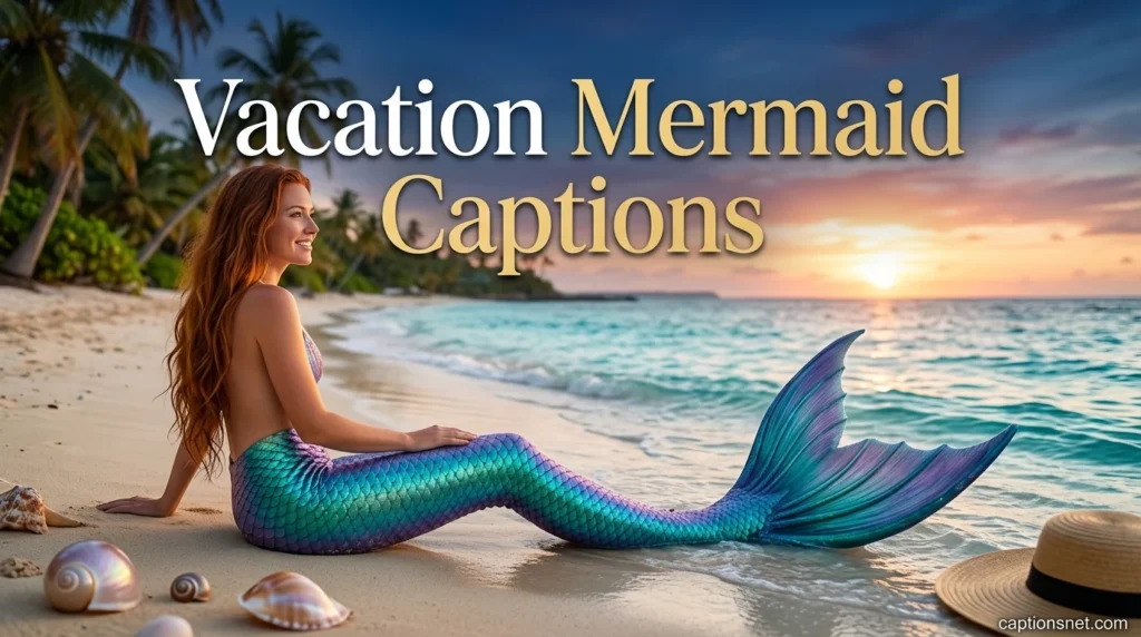 Vacation Mermaid Captions