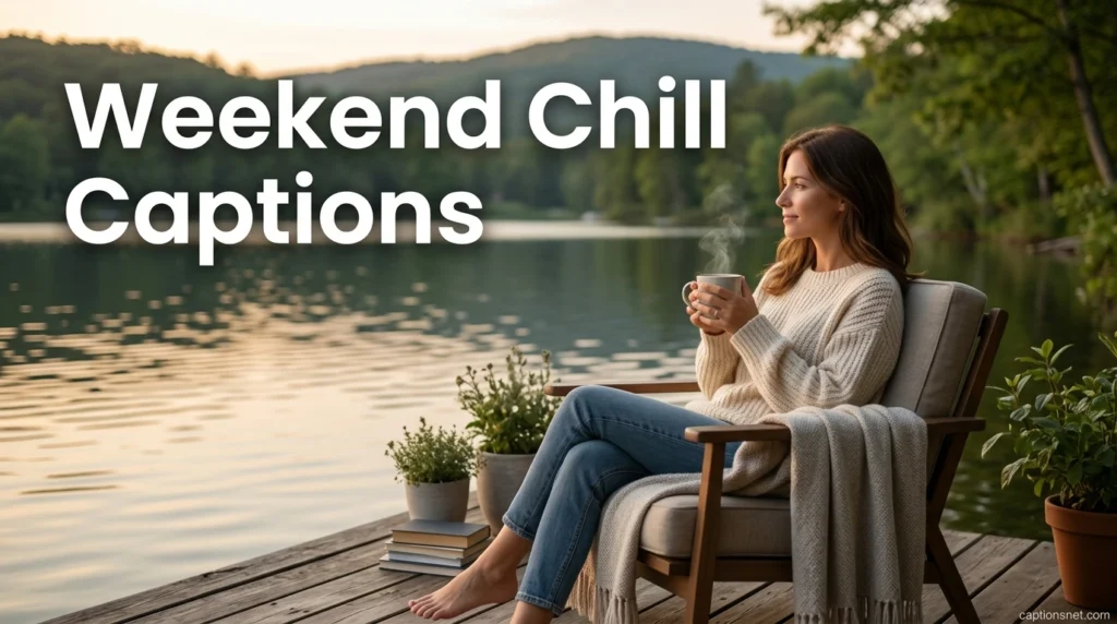 Weekend Chill Captions