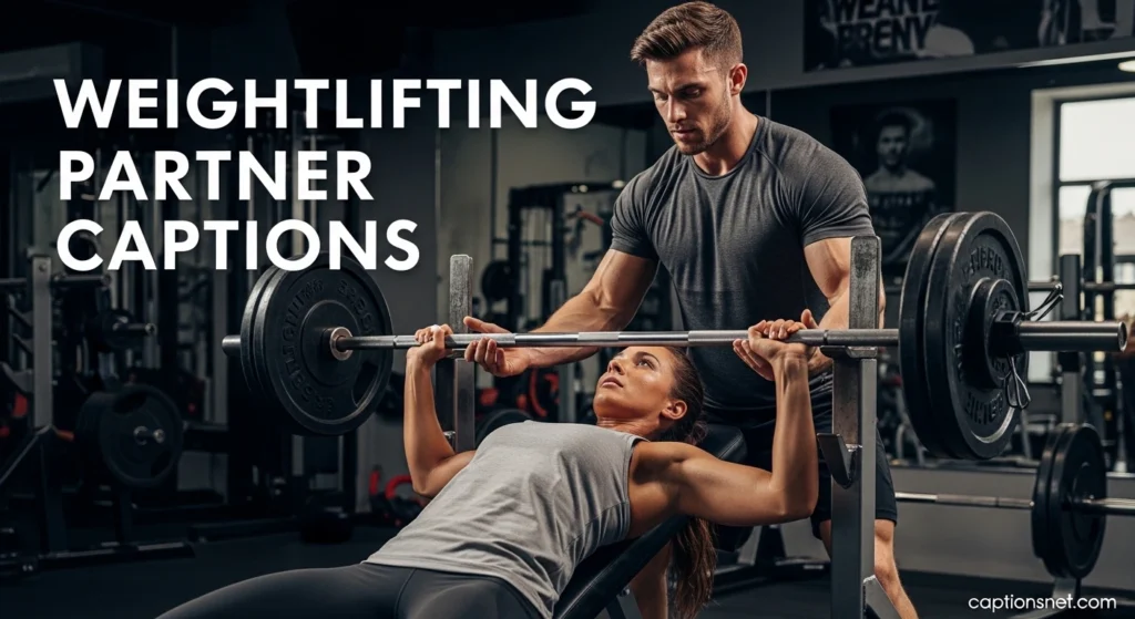 Weightlifting Partner Captions