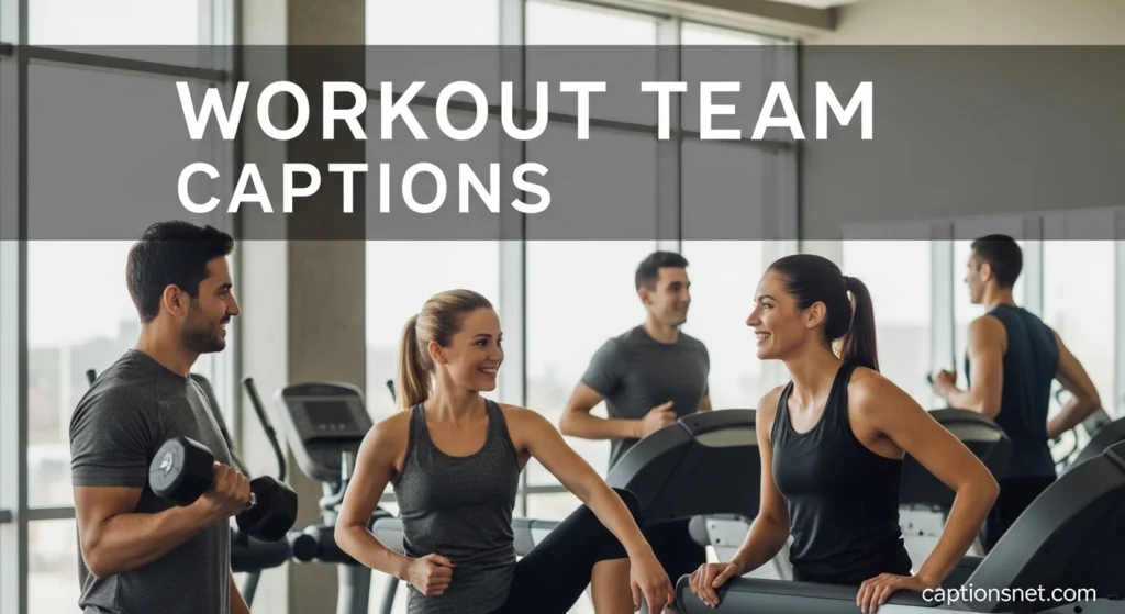 Workout Team Captions