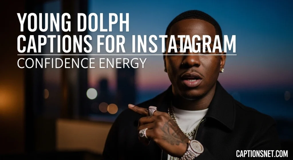 Young Dolph Captions for Instagram Confidence Energy