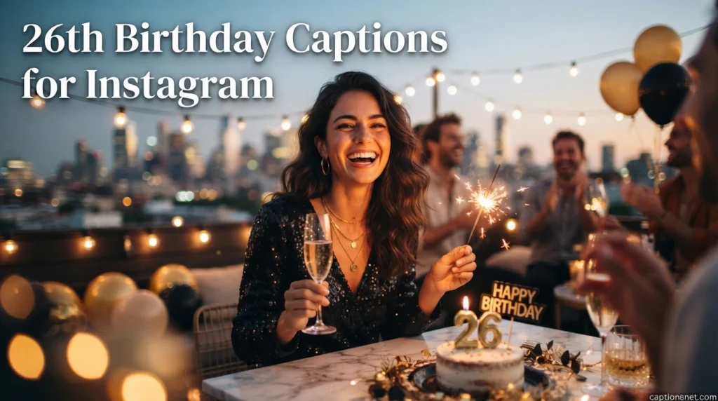 26th Birthday Captions for Instagram