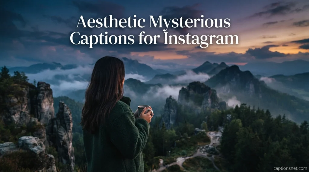 Aesthetic Mysterious Captions for Instagram