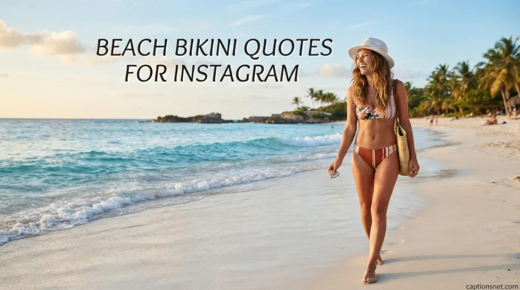 Beach Bikini Quotes for Instagram