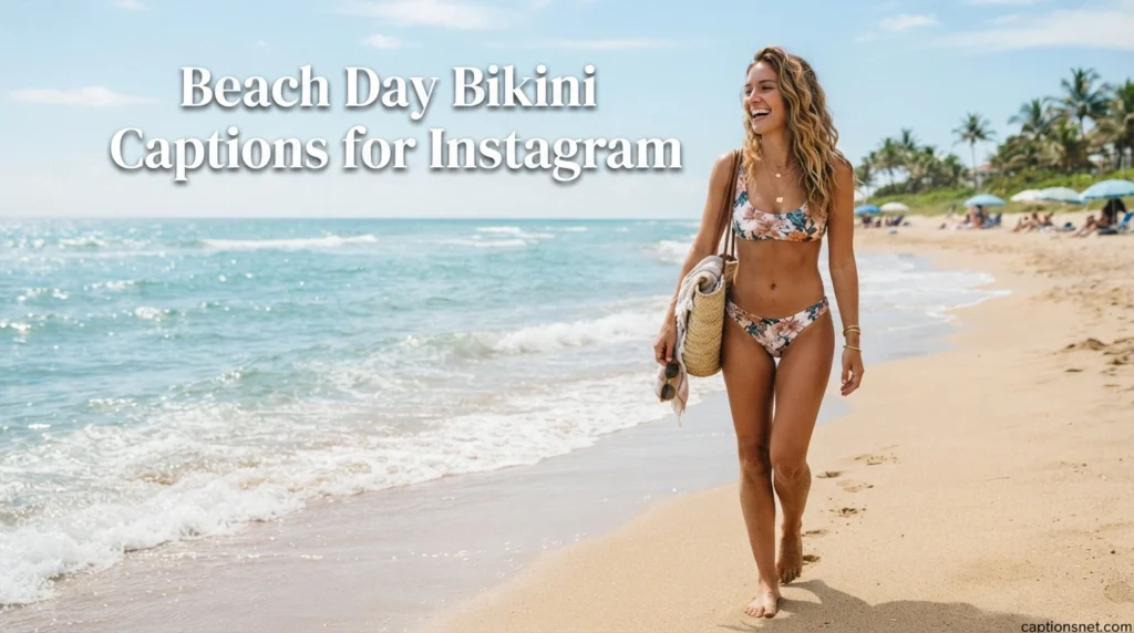 Beach Day Bikini Captions for Instagram