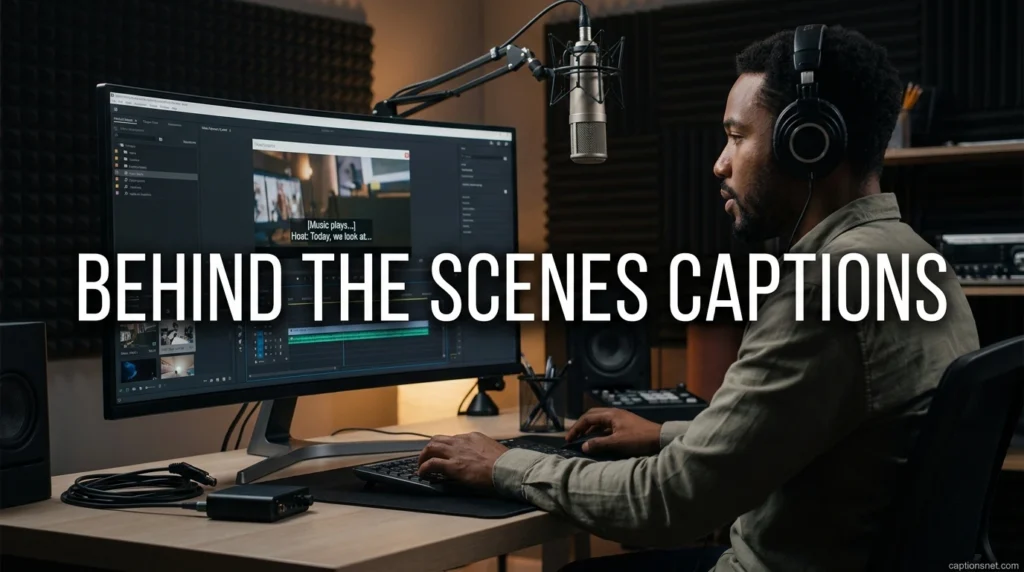 Behind The Scenes Captions