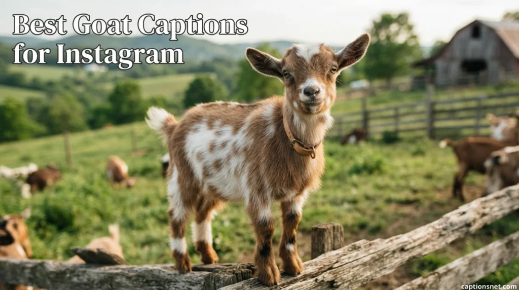Best Goat Captions for Instagram