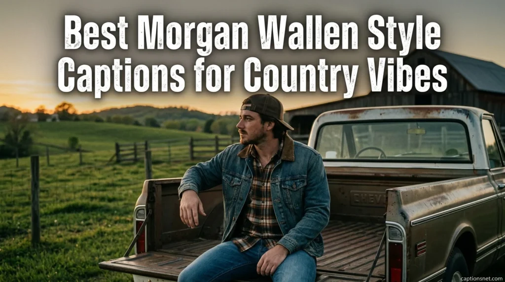 Best Morgan Wallen Style Captions for Country Vibes