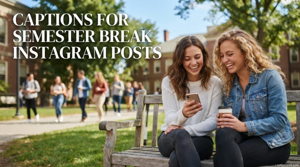 Captions for Semester Break Instagram Posts