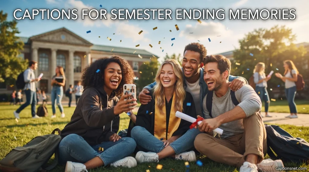 Captions for Semester Ending Memories