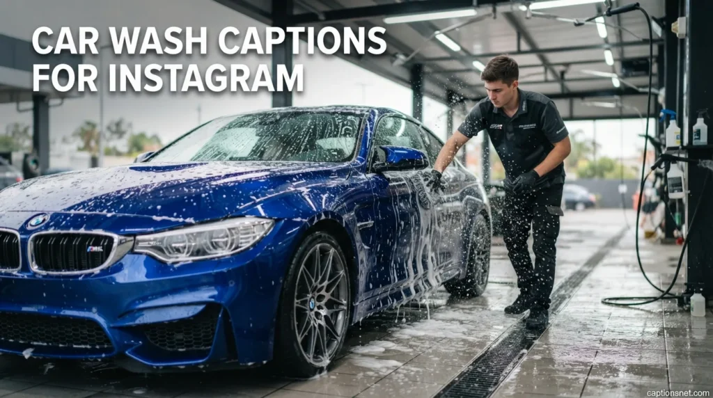Car Wash Captions for Instagram