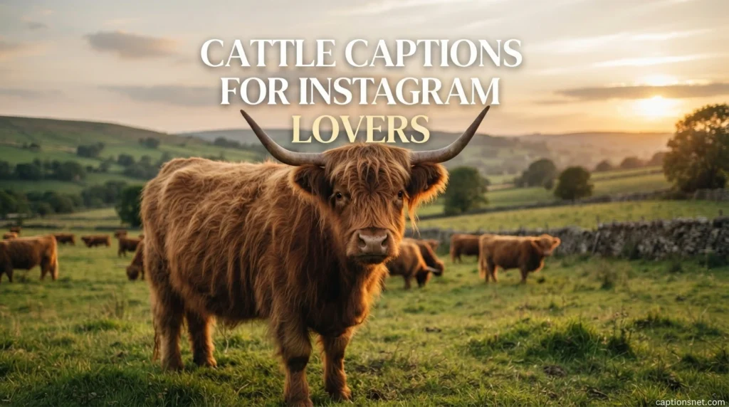 Cattle Captions for Instagram Lovers