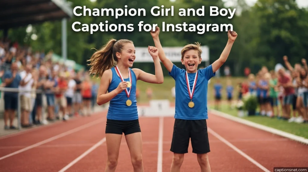 Champion Girl and Boy Captions for Instagram