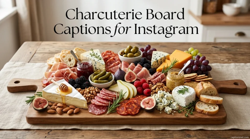 Charcuterie Board Captions for Instagram