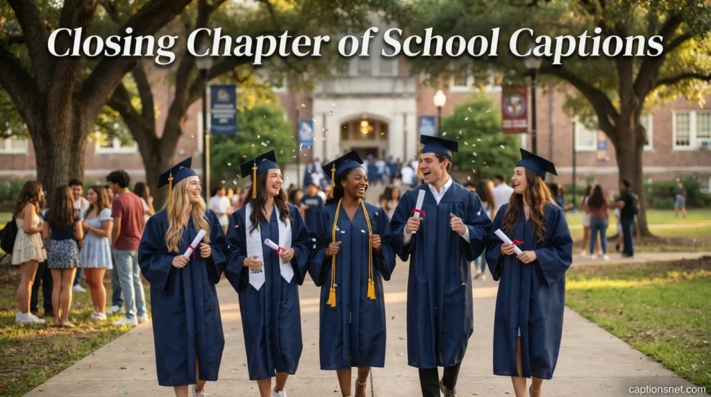 Closing Chapter of School Captions