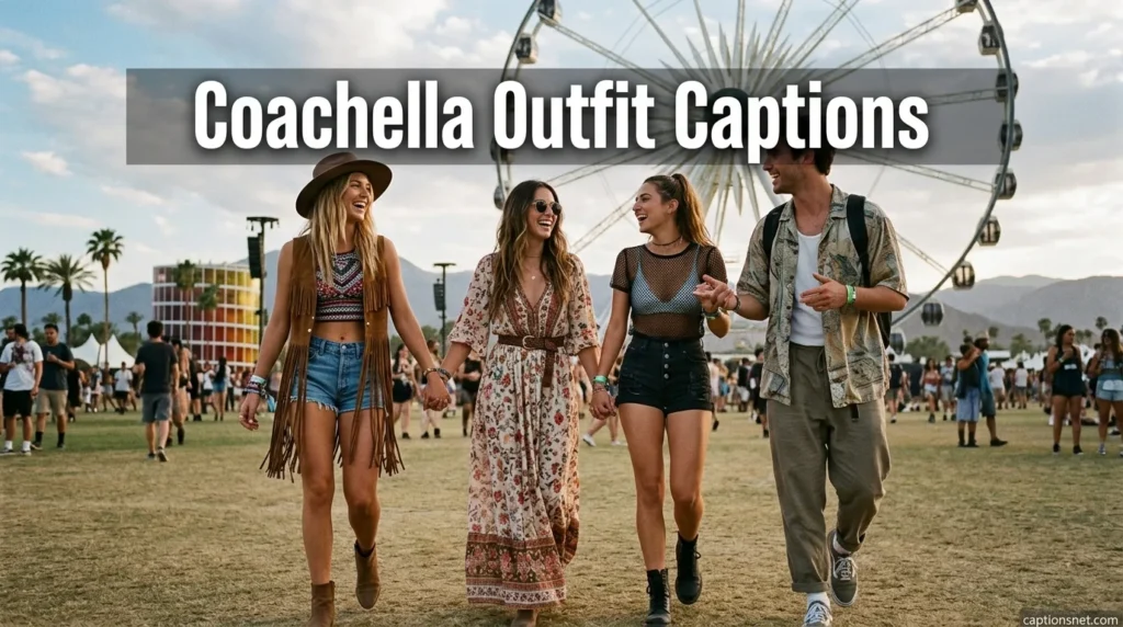 Coachella Outfit Captions