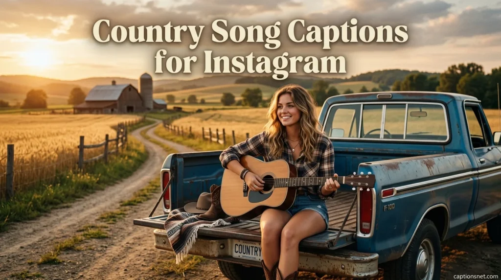 Country Song Captions for Instagram