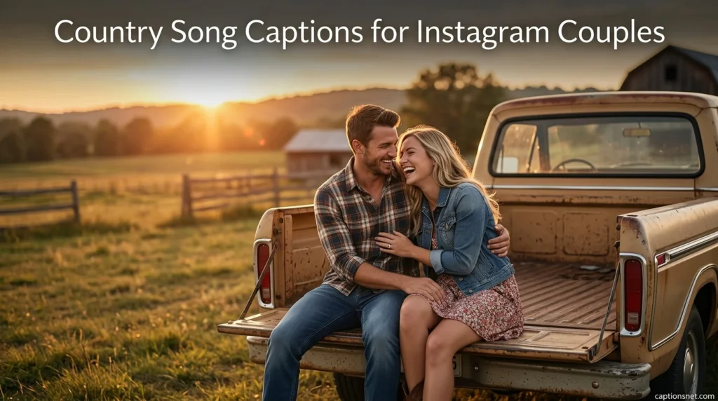 Country Song Captions for Instagram Couples