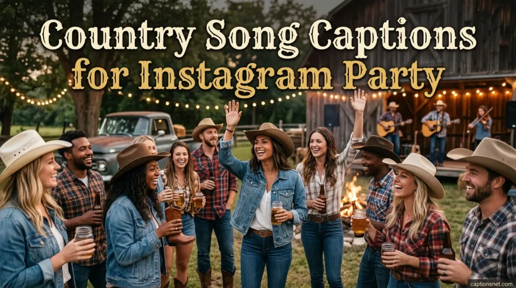 Country Song Captions for Instagram Party