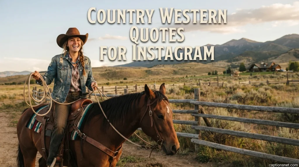 Country Western Quotes for Instagram
