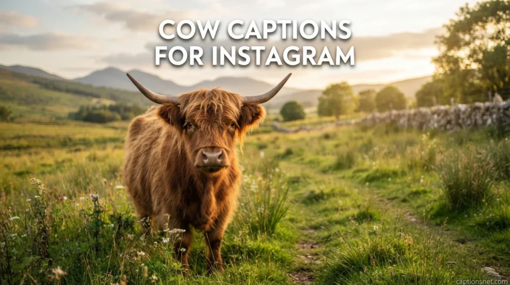 Cow Captions for Instagram