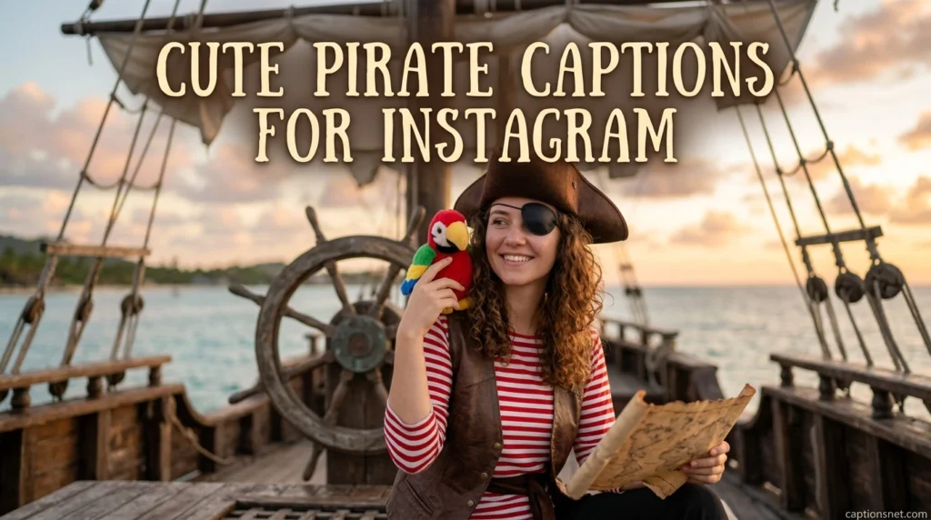 Cute Pirate Captions for Instagram