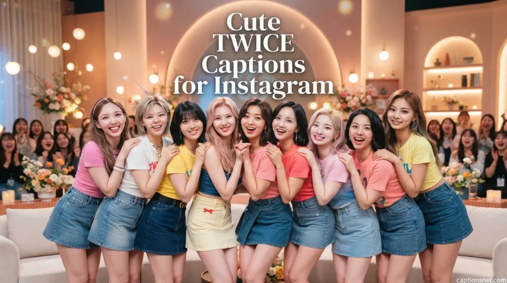 Cute Twice Captions for Instagram