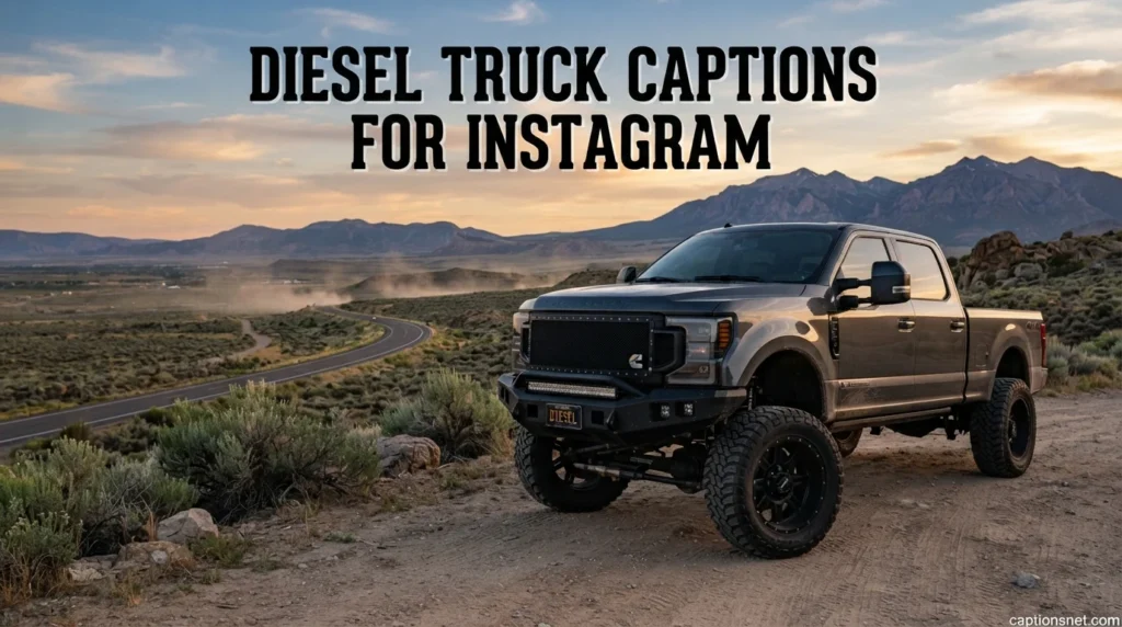 Diesel Truck Captions for Instagram