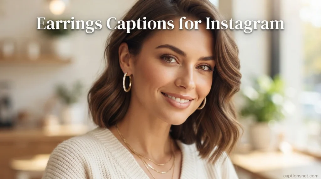 Earrings Captions for Instagram