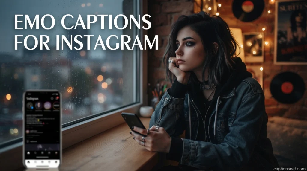 Emo Captions for Instagram