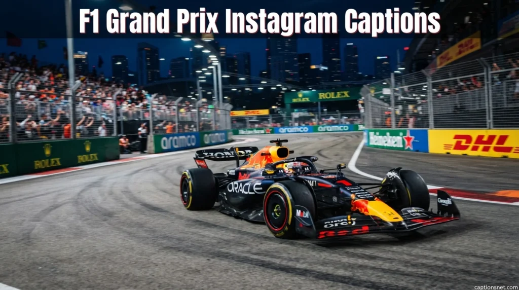 F1 Grand Prix Instagram Captions
