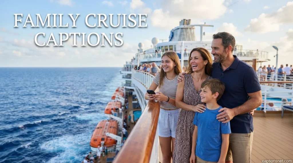 Family Cruise Captions