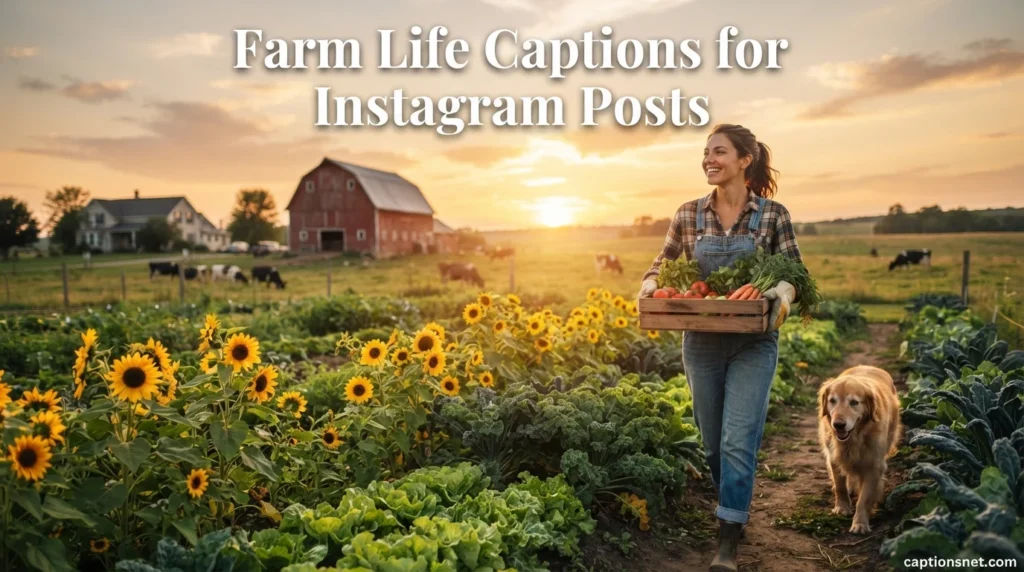 Farm Life Captions for Instagram Posts